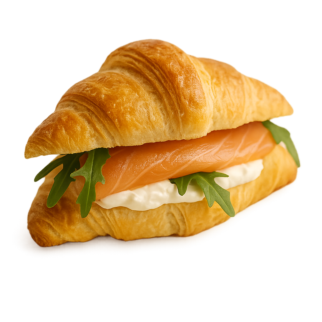 Mini croissant saumon
